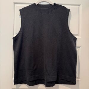 Pact XL Charcoal Grey Mock Turtleneck Tank